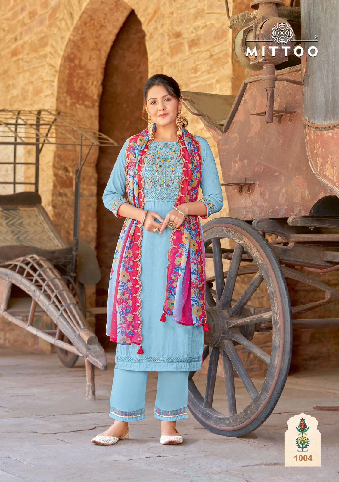 Mittoo Elegance Rayon Wholesale Readymade Salwar Suit Catalog — Wholesale Salwar Suits, Mittoo wholesale from Surat - Gallery Image 5